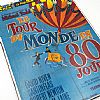 Vintage αφίσα κινηματογραφική Around The World In 80 Days