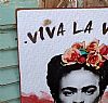 Vintage πινακίδα Frida Kahlo 