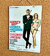 Vintage κινηματογραφίκή αφίσα James Bond Dr. No ξύλινη χειροποίητη