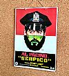 Vintage κινηματογραφίκή αφίσα Serpico ξύλινη χειροποίητη