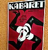 Vintage κινηματογραφίκή αφίσα Cabaret ξύλινη χειροποίητη