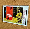 Vintage κινηματογραφίκή αφίσα Psycho ξύλινη χειροποίητη