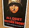 Vintage κινηματογραφίκή αφίσα All Quiet On The Western Front ξύλινη χειροποίητη
