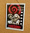 Vintage κινηματογραφίκή αφίσα Persona ξύλινη χειροποίητη