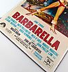 Vintage κινηματογραφική αφίσα Barbarella ξύλινη χειροποίητη