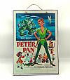 Vintage κινηματογραφική αφίσα Peter Pan ξύλινη χειροποίητη