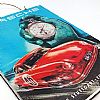 Vintage αφίσα Porsche Stuttgart-Zuffenhausen ξύλινη χειροποίητη