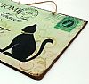 Vintage πινακίδα A Home Without A Cat Is Just A House