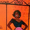 Vintage αφίσα κινηματογραφική Carmen Jones ξύλινη χειροποίητη