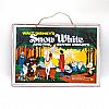 Κινηματογραφική vintage πινακίδα Snow White ξύλινη χειροποίητη