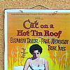Vintage αφίσα κινηματογραφική Cat On A Hot Tin Roof ξύλινη χειροποίητη