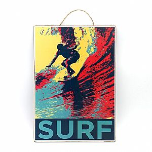 Πινακίδα vintage Surf